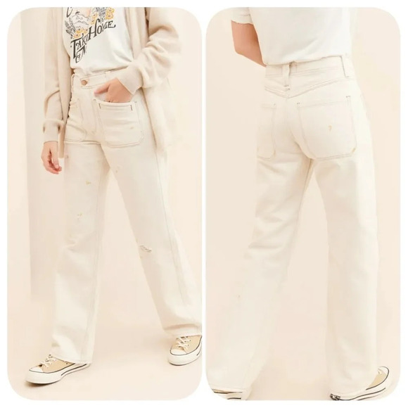 FREE PEOPLE Go Easy Bootcut Jeans Oak - Picture 3 of 12